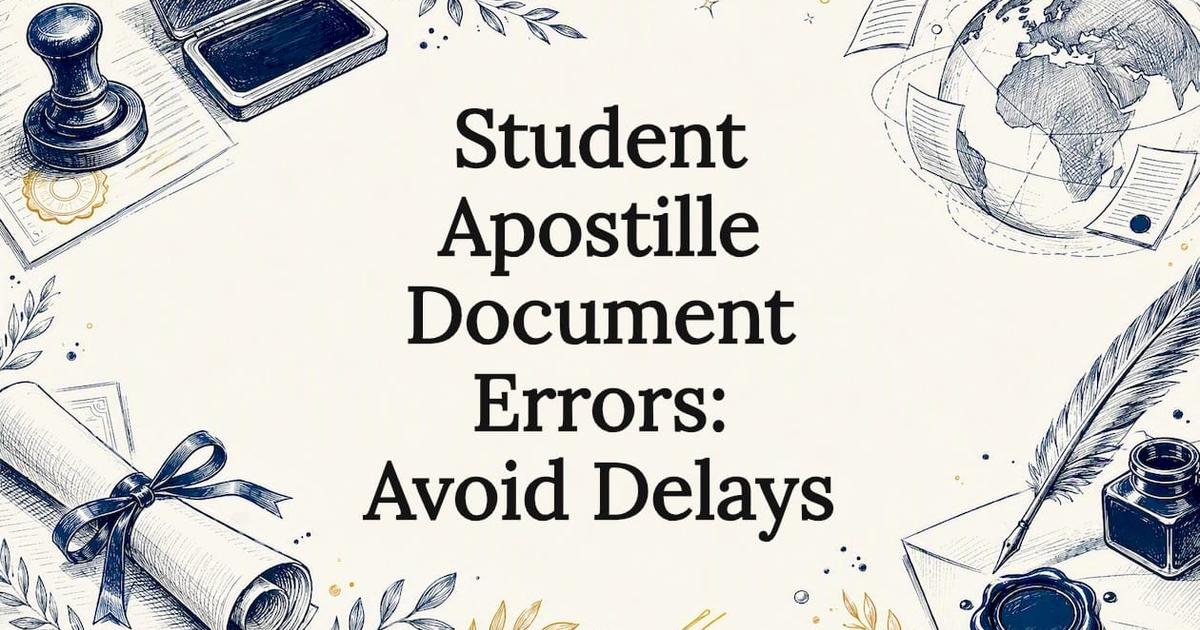 Student Apostille Document Errors: Avoid Delays